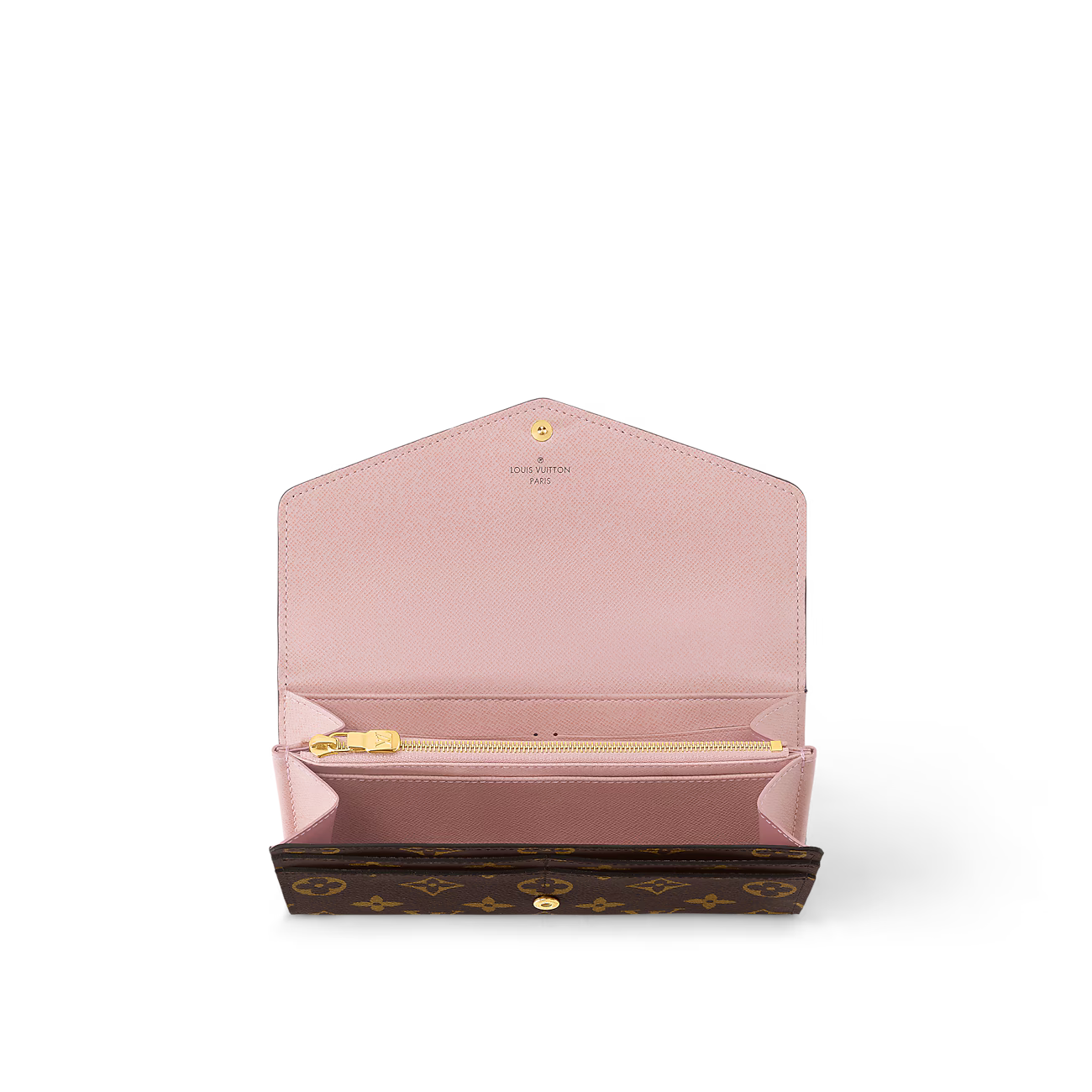 Louis Vuitton Sarah Wallet – Monogram Canvas Rose Ballerine