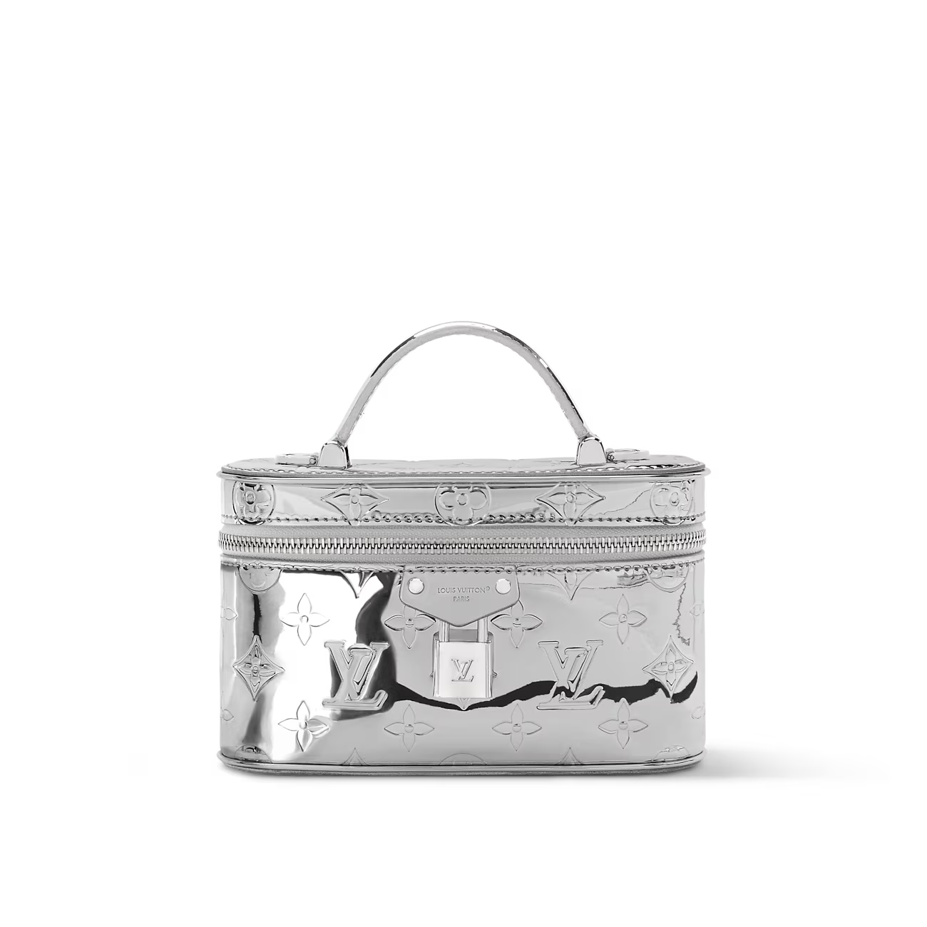 Louis Vuitton Vanity Chain Pouch – Silver (Monogram Miroir Canvas)