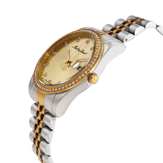 Mathey-Tissot Mathy IV Quartz Crystal Champagne Dial Men's Watch