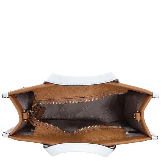 Michael Kors Gigi Small Embossed Leather Messenger Bag