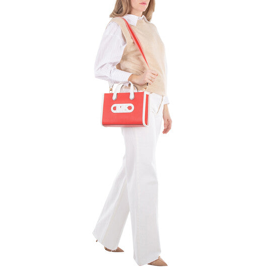 Michael Kors Gigi Small Embossed Leather Messenger Bag