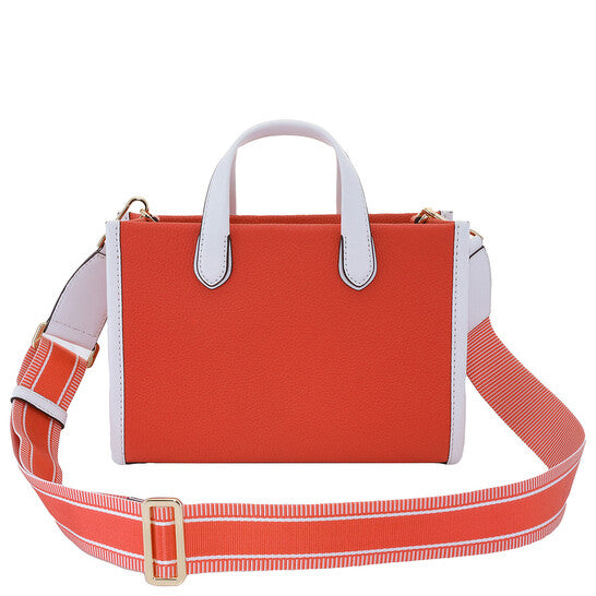 Michael Kors Gigi Small Embossed Leather Messenger Bag