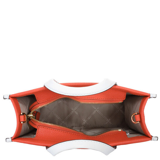 Michael Kors Gigi Small Embossed Leather Messenger Bag