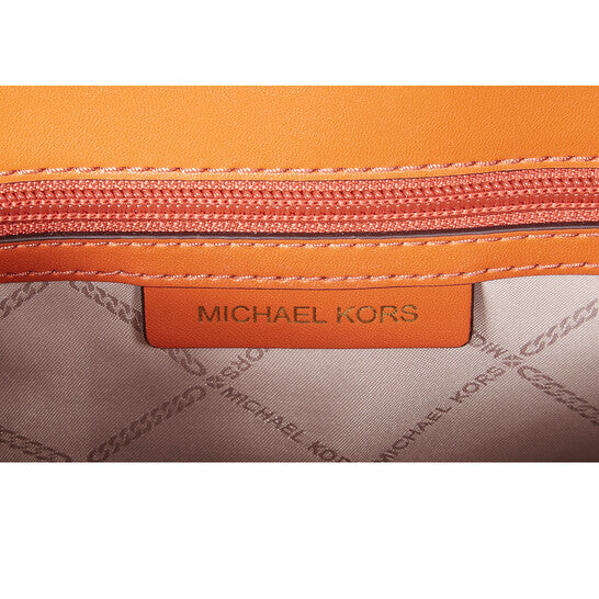 Michael Kors Hally Signature Logo-print Saddle Crossbody Bag