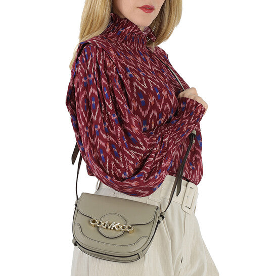 Michael Kors Hally Signature Saddle Crossbody Bag