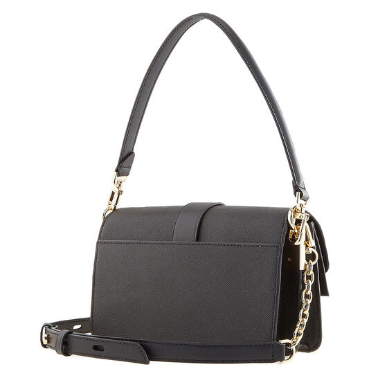 Michael Kors Ladies Greenwich Medium Saffiano Leather Shoulder Bag - Black