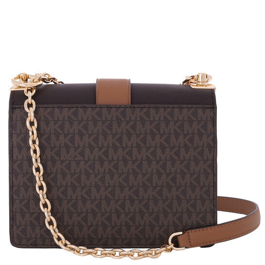 Michael Kors Ladies Greenwich Small Presbyopia Crossbody Bag - Brown/Acorn