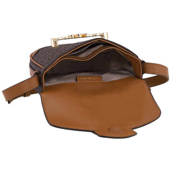 Michael Kors Ladies Hally Extra-Small Embellished Logo Crossbody Bag