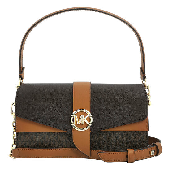 Michael Kors Ladies Monogram Print Shoulder Bag