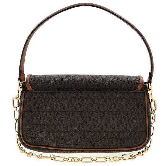 Michael Kors Ladies Monogram-Pattern Logo-Plaque Bag