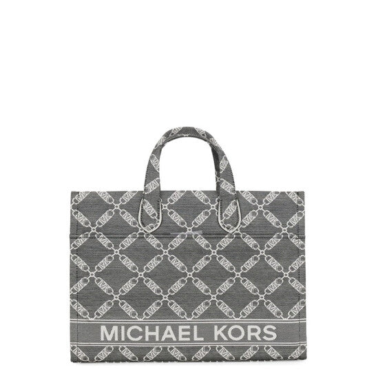 Michael Kors Large Gigi Logo Jacquard Tote Bag