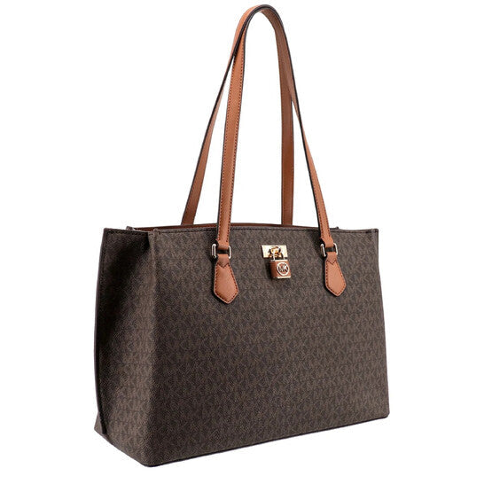 Michael Kors Large Ruby Monogram Logo Tote Bag