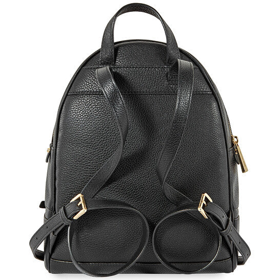 Michael Kors Rhea Medium Leather Backpack - Black