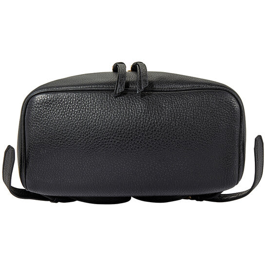 Michael Kors Rhea Medium Leather Backpack - Black