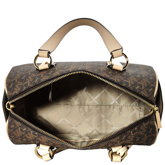 Michael Kors Signature Logo Medium Grayson Empire Satchel