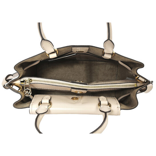 Michael Kors Signature Logo Small Hamilton Legacy Belted Satchel