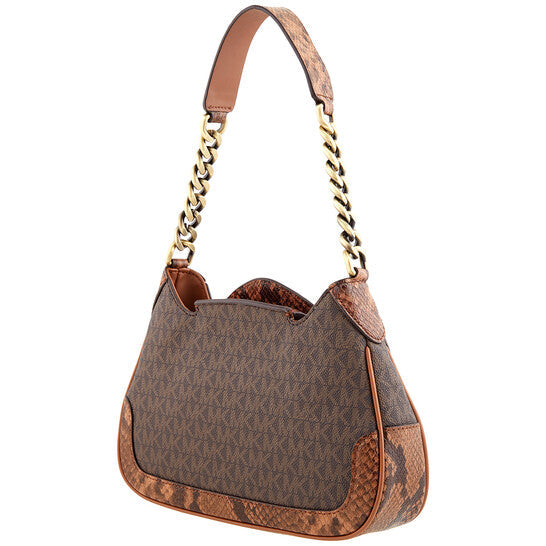 Michael Kors Small Hally Signature Logo Print Shoulder Bag