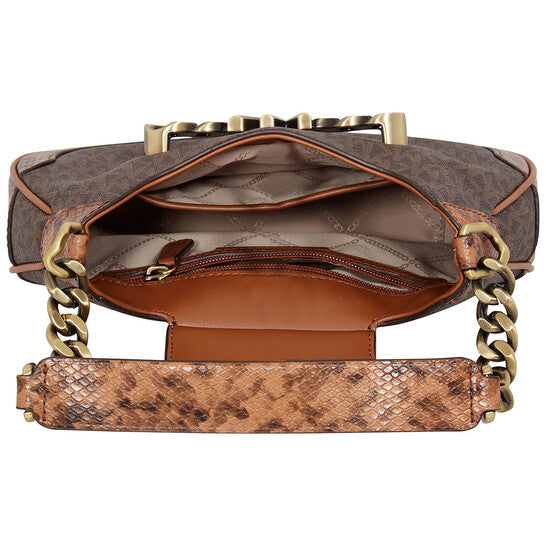 Michael Kors Small Hally Signature Logo Print Shoulder Bag