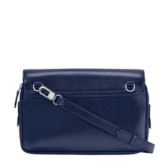 Montblanc Meisterstuck Leather Messenger Bag - Ink Blue