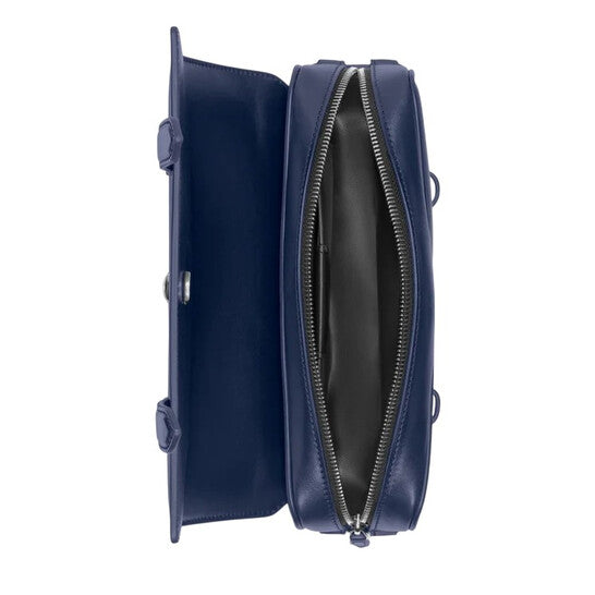 Montblanc Meisterstuck Leather Messenger Bag - Ink Blue