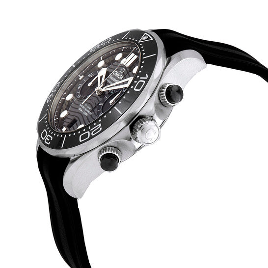 Omega Seamaster 300 Master Co-Axial Chronograph Automatic Chronometer Black Dial Men's Watch