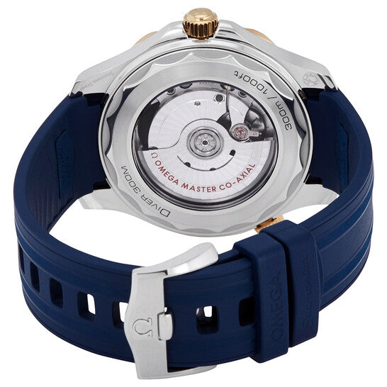 Omega Seamaster Automatic Chronometer Steel & 18kt Yellow Gold Blue Dial Men's Watch