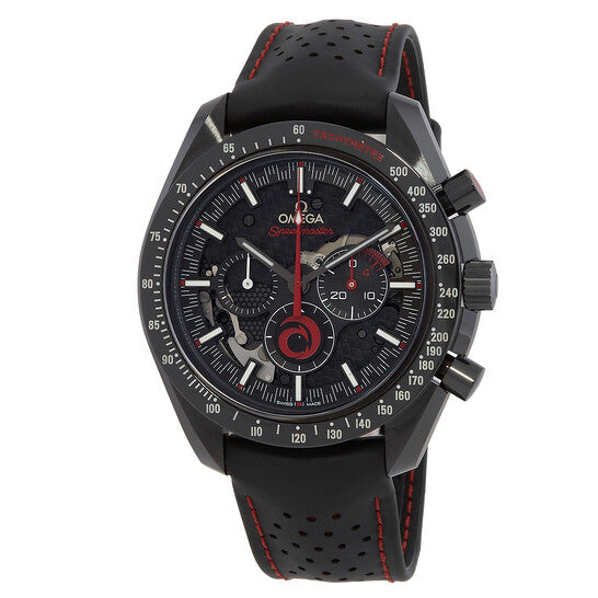 Omega Speedmaster Dark Side of The Moon Team Alinghi Chronograph Automatic Chronometer Black Dial Men's Watch