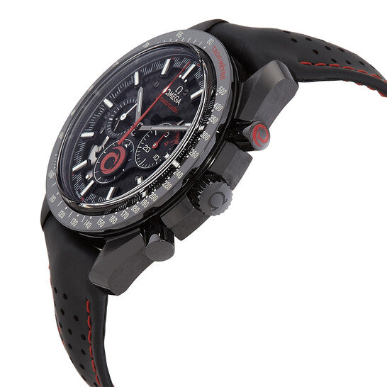 Omega Speedmaster Dark Side of The Moon Team Alinghi Chronograph Automatic Chronometer Black Dial Men's Watch