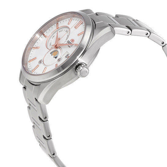 Orient Sun and Moon Automatic White Dial Men's Watch