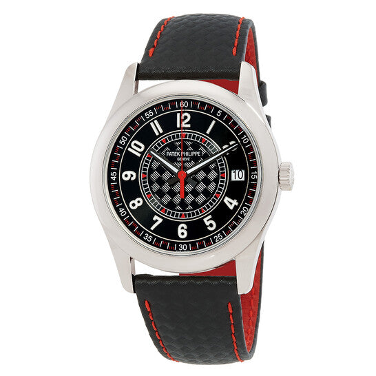 Patek Philippe Calatrava Red Automatic Black Dial Watch