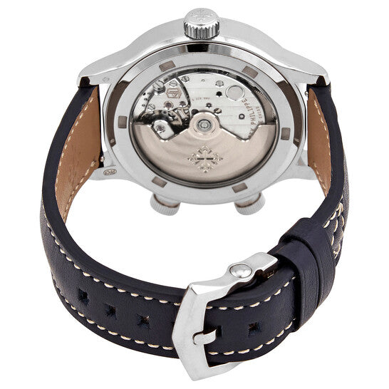 Patek Philippe Complications 18kt White Gold Automatic Blue Dial Watch