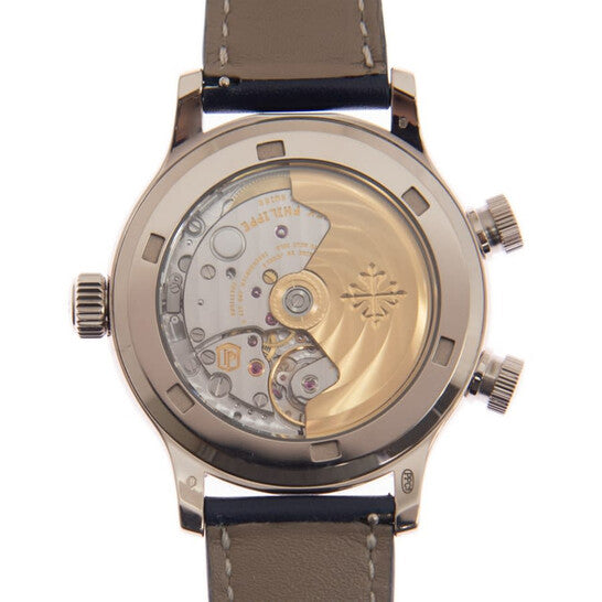 Patek Philippe Complications 18kt White Gold Automatic Blue Dial Watch