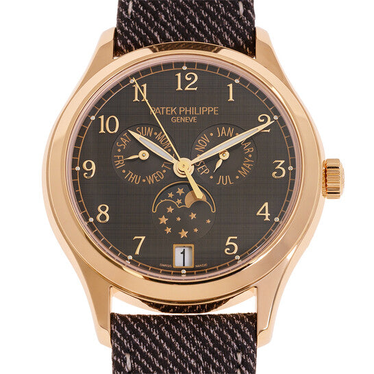 Patek Philippe Complications Automatic Moon Phase Brown Dial Men's Watch