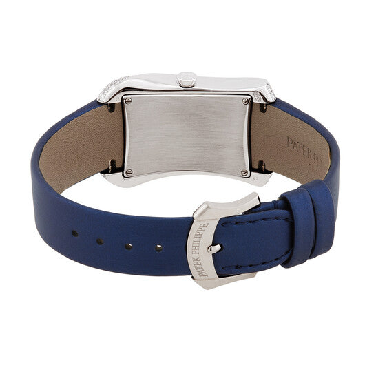 Patek Philippe Gondolo Quartz Diamond Grey Dial Ladies Watch