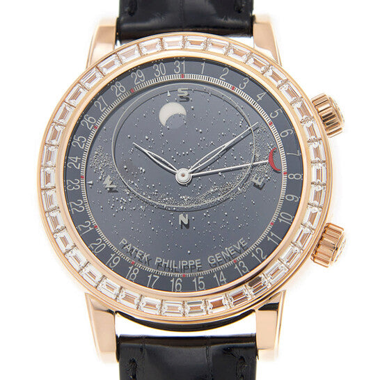 Patek Philippe Grand Complications Diamond Black Dial Men's Watch