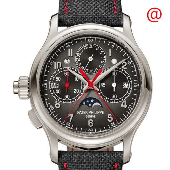 Patek Philippe Grand Complications Perpetual Chronograph Hand Wind Charcoal Gray Dial Men's Watch