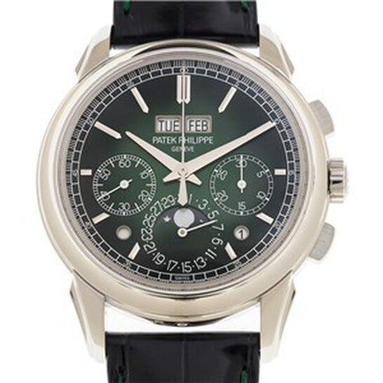 Patek Philippe Grand Complications Perpetual Chronograph Hand Wind Green Dial Men's Watch