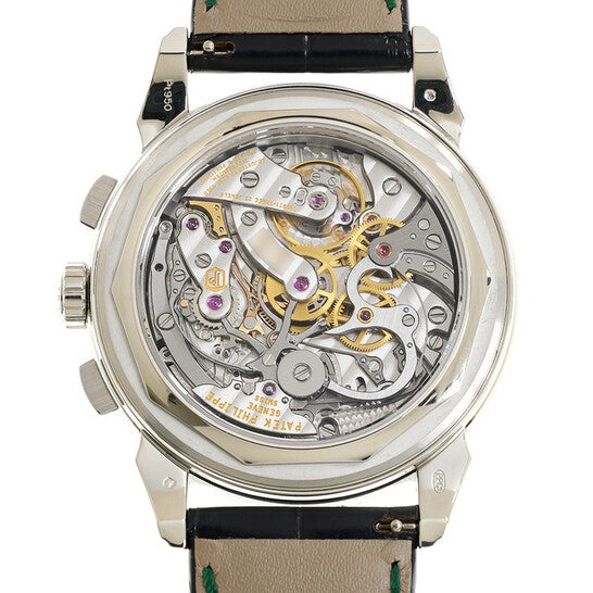 Patek Philippe Grand Complications Perpetual Chronograph Hand Wind Green Dial Men's Watch