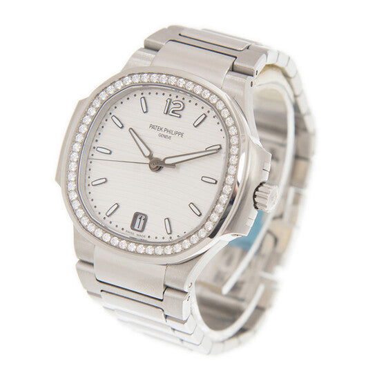 Patek Philippe Nautilus Automatic Diamond Silver Dial Unisex Watch