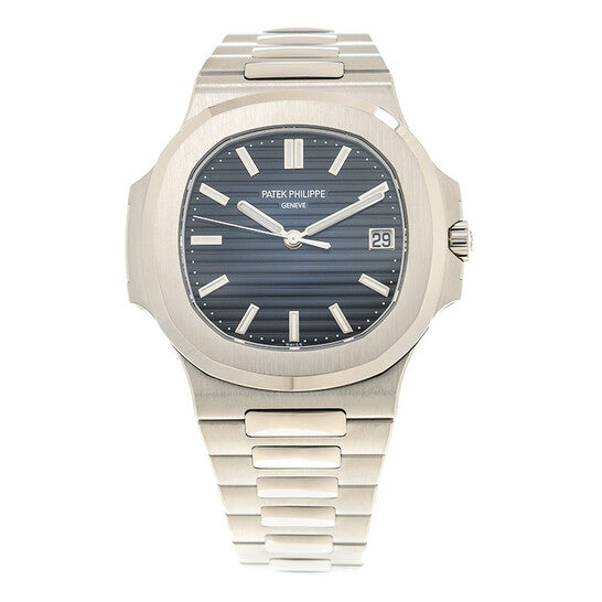 Patek Philippe Nautilus White Gold Automatic Blue Dial Men's Watch