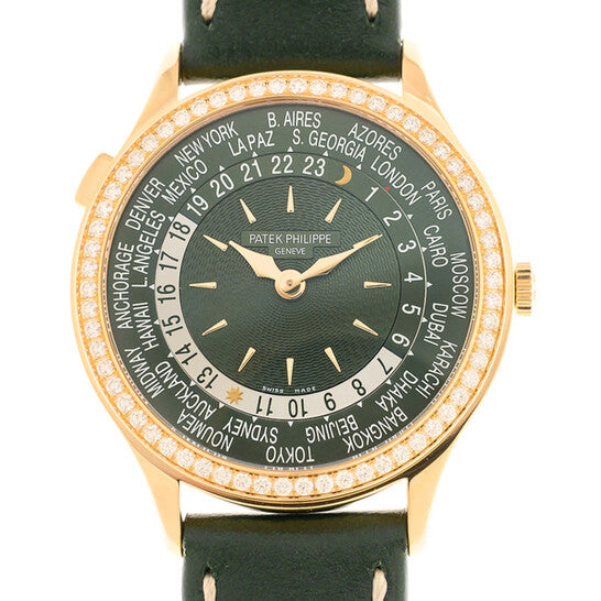 Patek Philippe World Time Automatic Green Watch