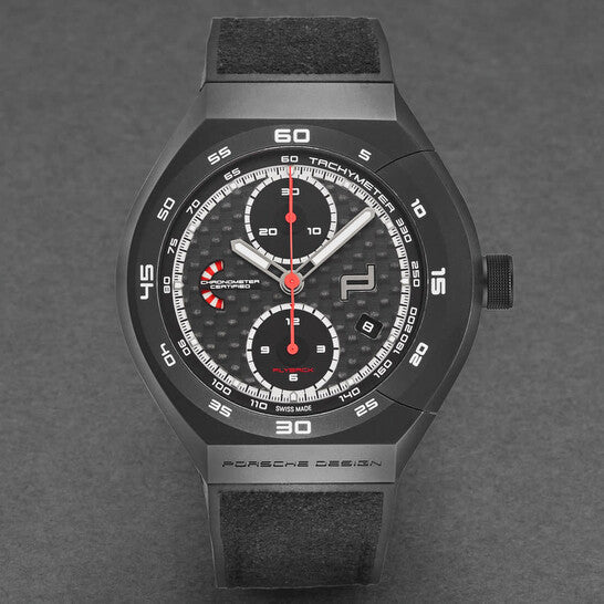 Porsche Design Monobloc Actuator Flyback Chronograph Automatic Black Dial Men's Watch