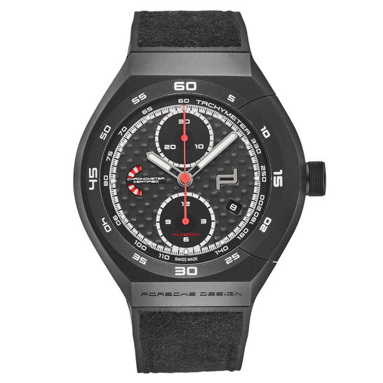 Porsche Design Monobloc Actuator Flyback Chronograph Automatic Black Dial Men's Watch