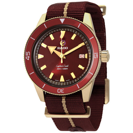 Rado Captain Cook Automatic Red Dial Men's Watch