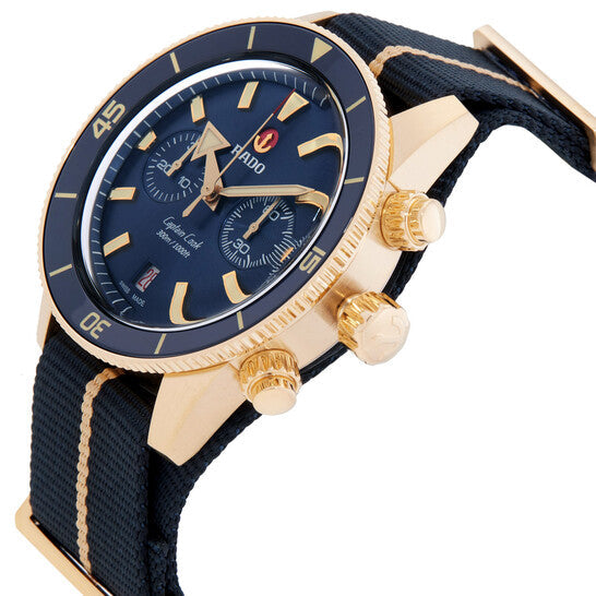 Rado Captain Cook Chronograph Automatic Blue Dial Men's Watch