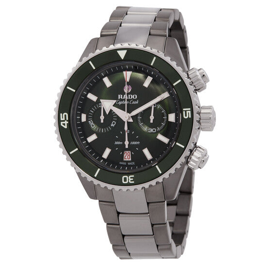 Rado Captain Cook Chronograph Automatic Green Dial Men's Watch