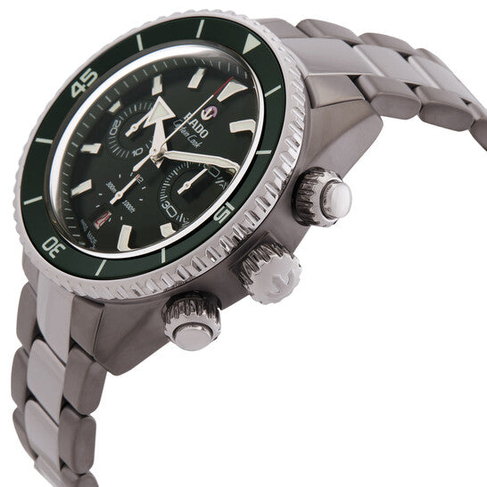 Rado Captain Cook Chronograph Automatic Green Dial Men's Watch