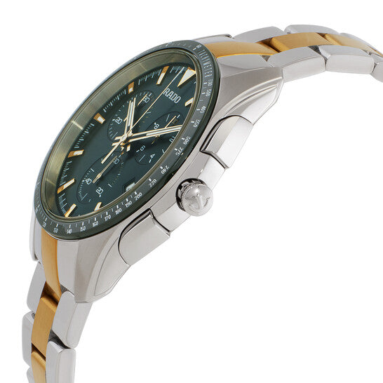 Rado Hyperchrome Chronograph Quartz Green Dial Men's Watch