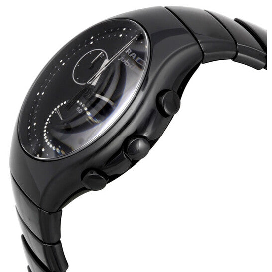 Rado True Black Ceramic Chronograph Men's Watch