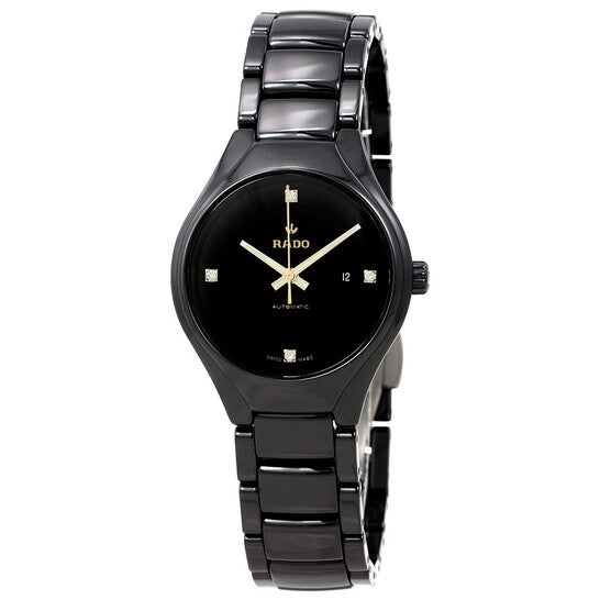Rado True Black Diamond Dial Ladies Watch